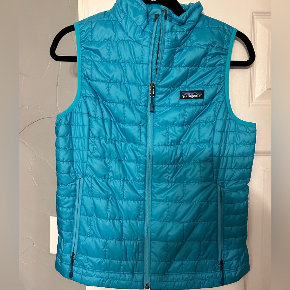 Patagonia Blue Quilted Vest